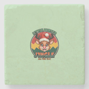 Kleiner Mister Jingle Steinuntersetzer