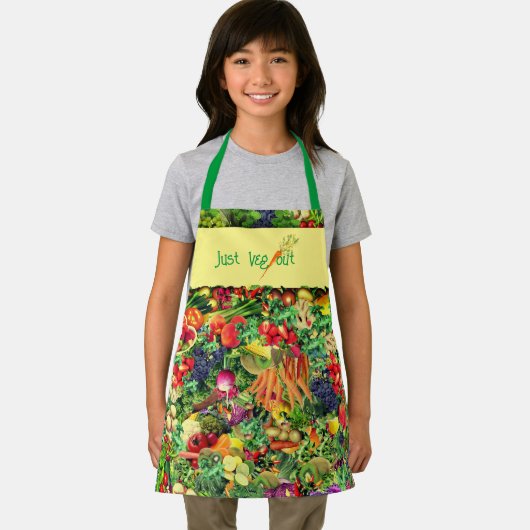 Kleiner modischer Koch Gesunde pflanzliche Schürze (Insitu)