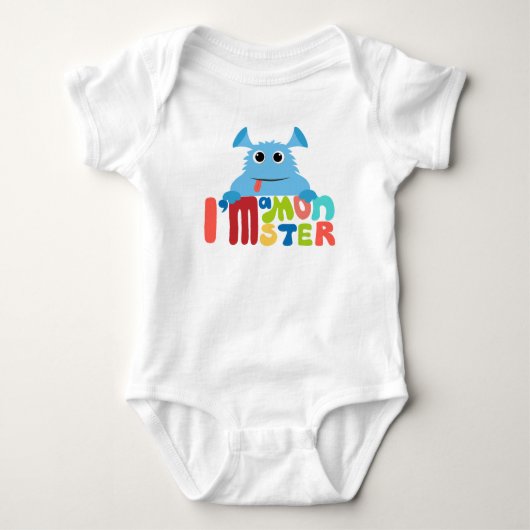 kleiner Monster Baby Strampler (Vorderseite)