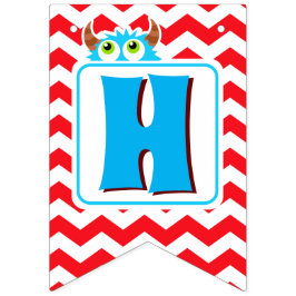 Kleiner Monster Bash Party Banner bestellbar