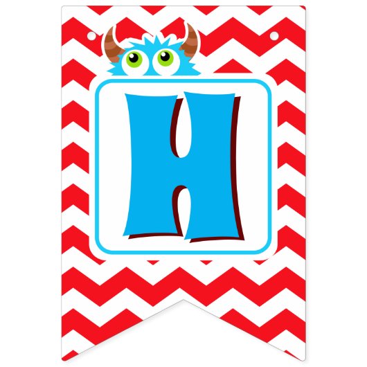 Kleiner Monster Bash Party Banner bestellbar (Zweite Fahne)