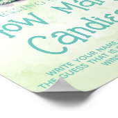 Kleiner Monster Boy Baby Shower Rutsche Spielzeich Poster (Ecke)