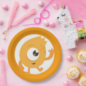 Kleiner Monsterblauer Geburtstag Teller (Party)