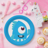 Kleiner Monsterblauer Geburtstag Teller (Party)