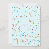 Kleiner Monsterjunge Einladung zum 1. Geburtstag (Rückseite)