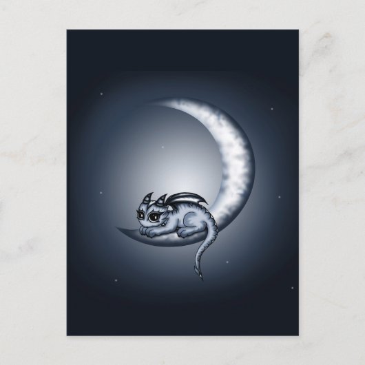 Kleiner Moondrache Postkarte (Vorderseite)