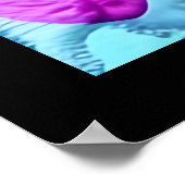 Kleiner Mops-Welpe-Quilt wie Design Poster (Ecke)