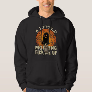 Kleiner Morgen-Pick-Me-Up-Halloween-Geist-Schädel- Hoodie