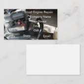 Kleiner Motor Gartenmöbel Visitenkarte (Vorne/Hinten)