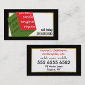 Kleiner Motor Reparatur Großer Wert Farbenfrohe Ne Visitenkarte (Vorne/Hinten)