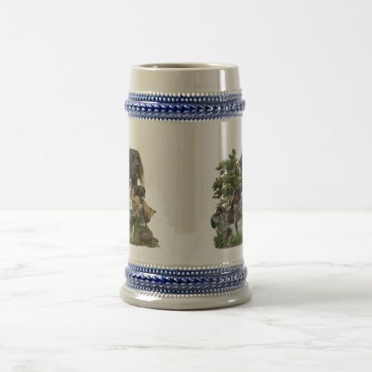 Kleiner Munsterlander Bierglas (Mittel)