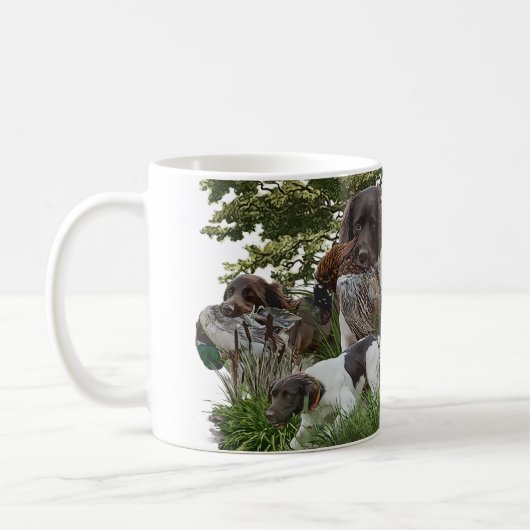 Kleiner Munsterlander Kaffeetasse (Links)