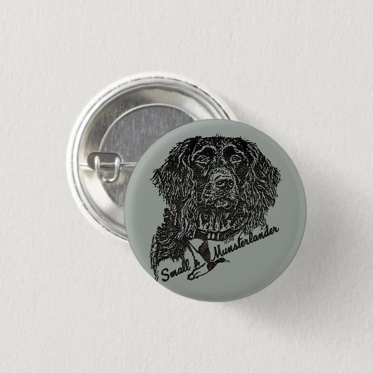 Kleiner Munsterlander (Logo) Button (Vorne & Hinten)
