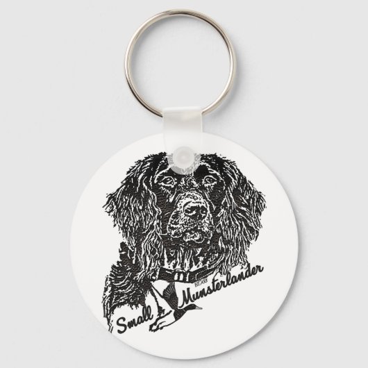 Kleiner Munsterlander (Logo) Schlüsselanhänger (Vorderseite)