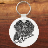 Kleiner Munsterlander (Logo) Schlüsselanhänger (Vorderseite)