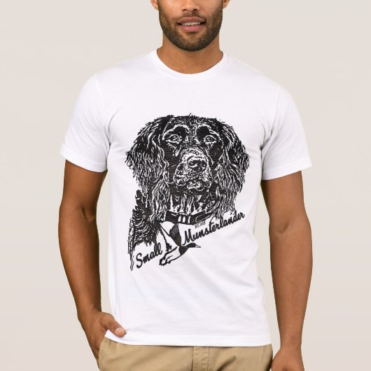 Kleiner Munsterlander (Logo) T-Shirt (Vorderseite)