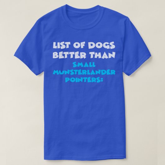 Kleiner Münsterlander Pointer T-Shirt (Design vorne)