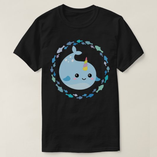 Kleiner Narwal 1 T-Shirt (Design vorne)