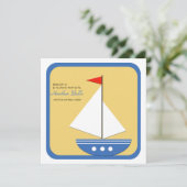 Kleiner Navigator - Babyparty-Einladung Einladung (Stehend Vorderseite)