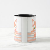 Kleiner neugieriger Fuchs. Tasse (Zentrum)