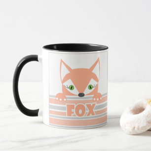 Kleiner neugieriger Fuchs. Tasse