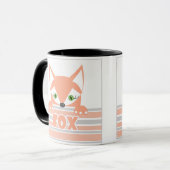 Kleiner neugieriger Fuchs. Tasse (Vorderseite Links)