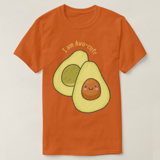 Kleiner Niedlicher Avocado T-Shirt (Design vorne)