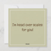 Kleiner, niedlicher Bartagame Feiertagskarte (Rückseite)