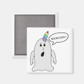 Kleiner Niedlicher Boonicorn Ghost Magnet (Vorderseite/Rückseite)