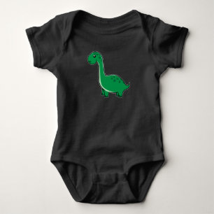 Kleiner Niedlicher Dino für Tierliebhaber Baby Strampler