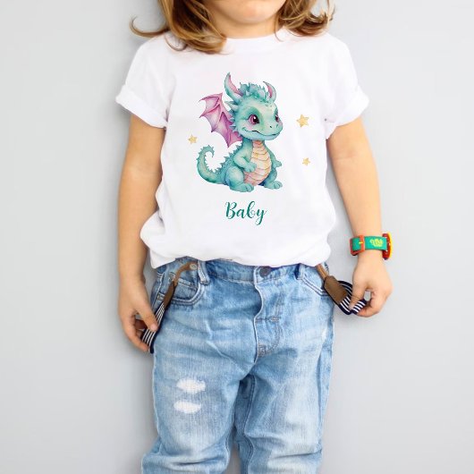 Kleiner Niedlicher Dragon Baby T - Shirt