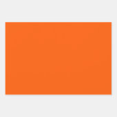 Kleiner Niedlicher Ghost Orange Schwarz-weiß Geschenkpapier Set (Vorderseite 2)