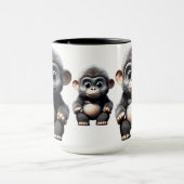 Kleiner Niedlicher Gorilla Tasse (Zentrum)
