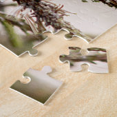 Kleiner niedlicher Rotkehlvogel Puzzle (Seite)