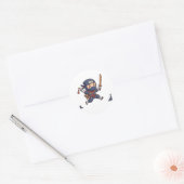 Kleiner Ninja-Aufkleber Runder Aufkleber (Umschlag)