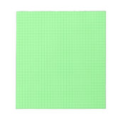 Kleiner Notizblock mit Millimeterpapier grün (Gitt (Vorderseite)