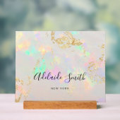 kleiner opaler Hintergrund Acrylschild (Neutral)