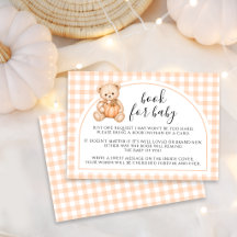 Kleiner orangefarbener Kürbis-Teddy-Bär-Buch für B