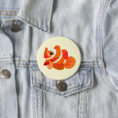 Kleiner Orangenfisch Button (Beispiel)