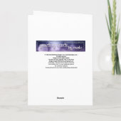 Kleiner Osterkick mit Blume Osterwünschkarte Feiertagskarte (Rückseite)