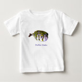 Kleiner Ozean Kreter Puffer Fisch Baby T-shirt (Vorderseite)