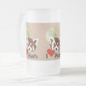 Kleiner Panda (Ailurus fulgens) Tasse (Vorderseite Links)