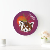 Kleiner Panda, Ailurus fulgens Uhr (Zuhause)