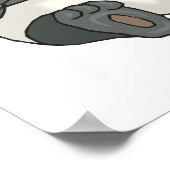 Kleiner Panda-Bär Poster (Ecke)