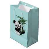 Kleiner Panda-Geschenk-Taschen Mittlere Geschenktüte (Vorderseite Schrägansicht)