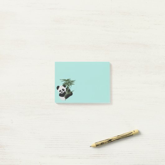 Kleiner Panda Posten-it® Anmerkungen Post-it Klebezettel (Auf Schreibtisch)