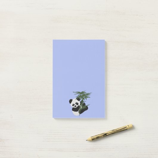 Kleiner Panda Posten-it® Anmerkungen Post-it Klebezettel (Auf Schreibtisch)
