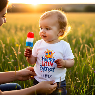 Kleiner Patriot USA Stolz Baby T-shirt