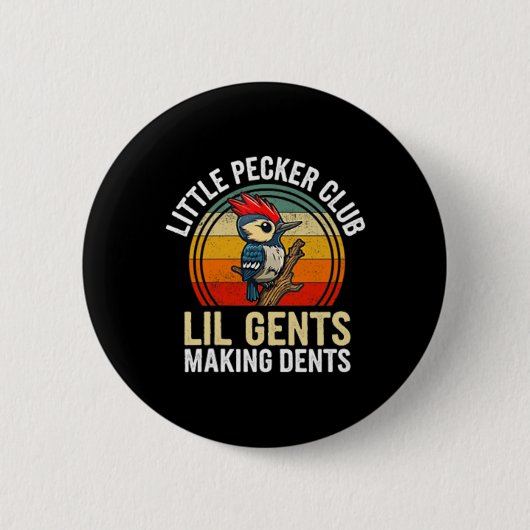 Kleiner Pecker Club Lil Gents Funny Button (Vorderseite)