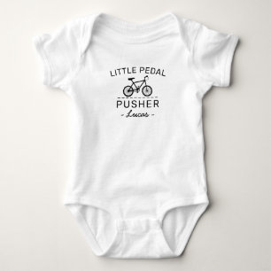Kleiner Pedal-Schieber - Fahrrad-Baby-Ankündigung Baby Strampler